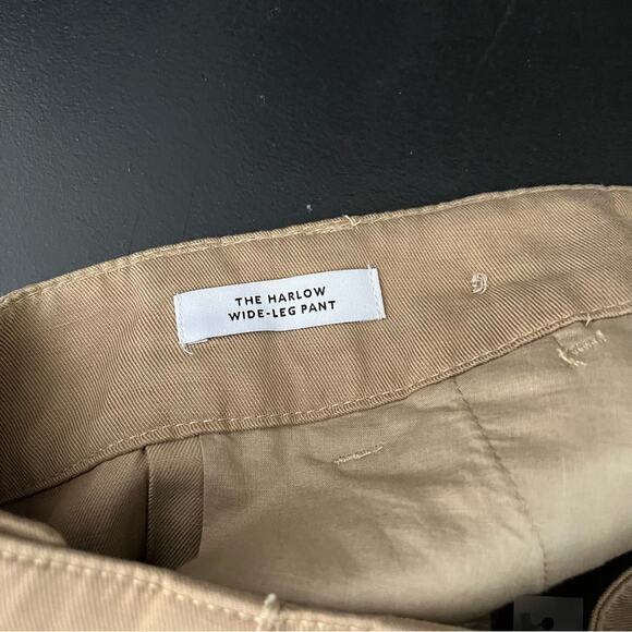 NWT Madewell The Petite Harlow Wide Leg Pant Tan Womens Size 14 P - Picture 6 of 8